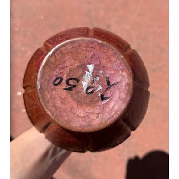 Hammered Copper solid vintage vase - Picture 5 of 5